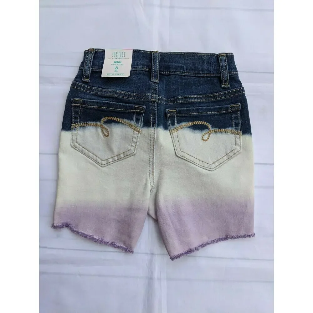 Justice Colored Denim Short